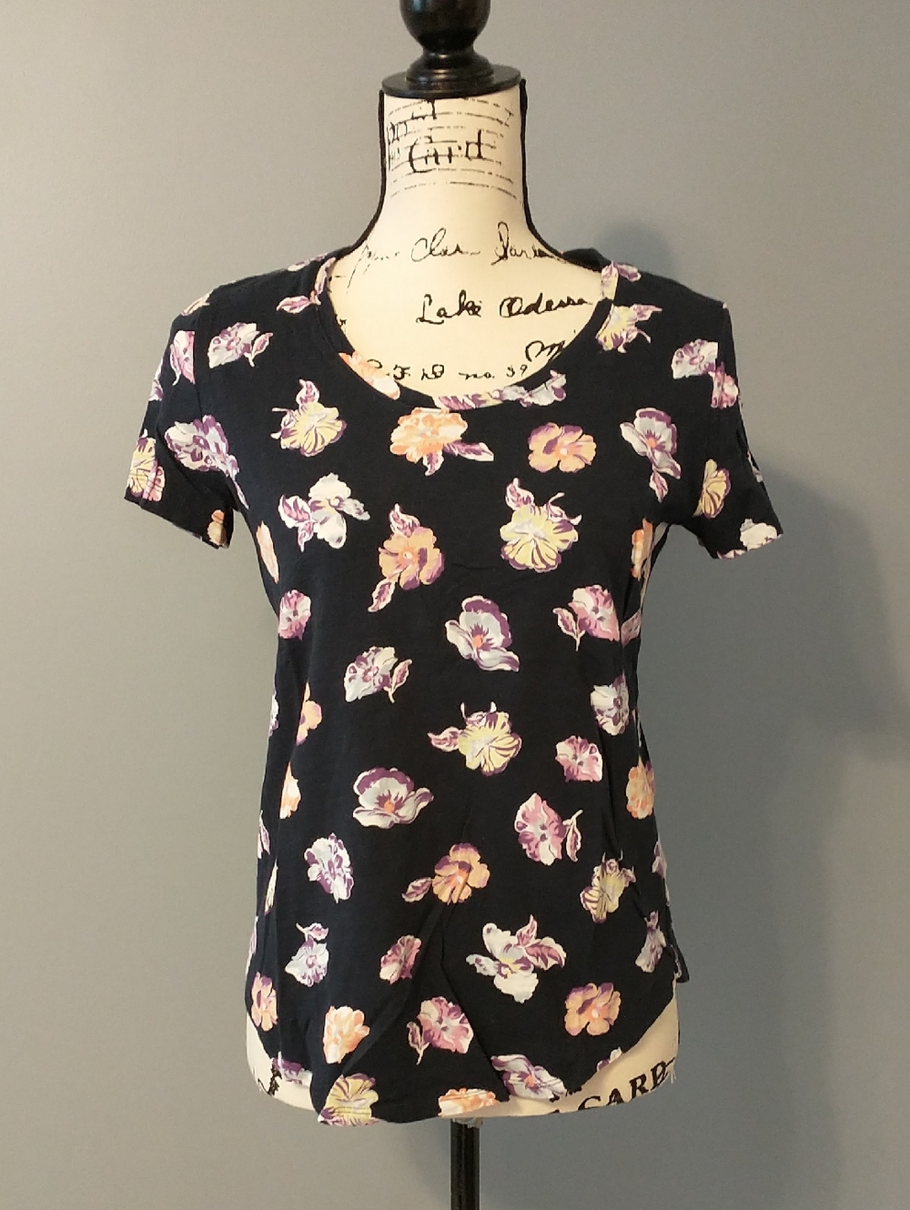 Joe Fresh Short-Sleeve Tee with Floral Print